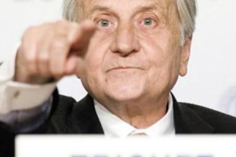Jean-Claude Tricher, presidente do BCE: O Conselho do banco reúne-se nesta quinta-feira para abordar a política monetária da zona do euro e outras medidas (Fabrice Coffrini/AFP)