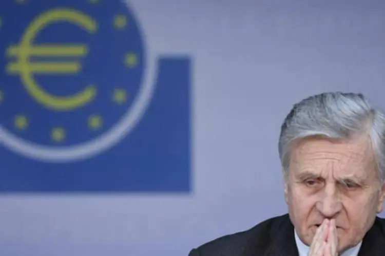 Jean-Claude Trichet: mais pressão sobre os governos da zona do euro (Ralph Orlowski/Getty Images)