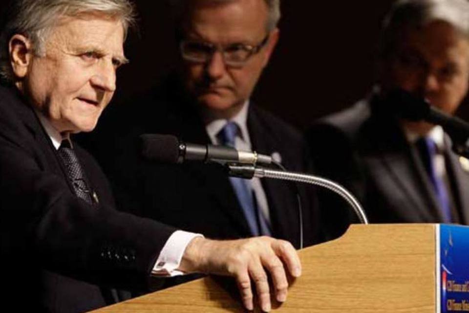 Investidores estarão atentos na linguagem usada na entrevista coletiva do presidente do BCE, Jean-Claude Trichet (Getty Images)