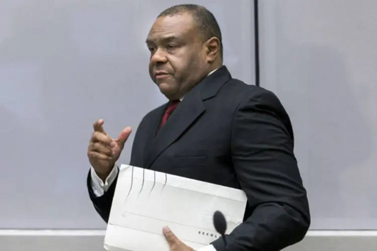 
	Jean-Pierre Bemba Gombo: Bemba &eacute; o pol&iacute;tico de cargo mais elevado condenado pelo tribunal
 (Jerry Lampen / AFP)