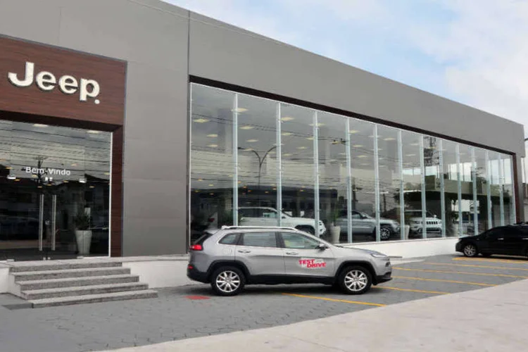 Loja exclusiva da Jeep na Vila Leopoldina, em São Paulo: vendas começam em 10 de abril (Oswaldo Luiz Palermo)