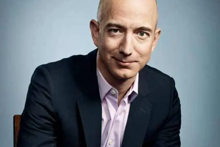 
	Jeff Bezos, CEO da Amazon. Resultados financeiros da companhia surpreenderam o mercado
 (Robyn Twomey/Corbis Outline/Latinstock)