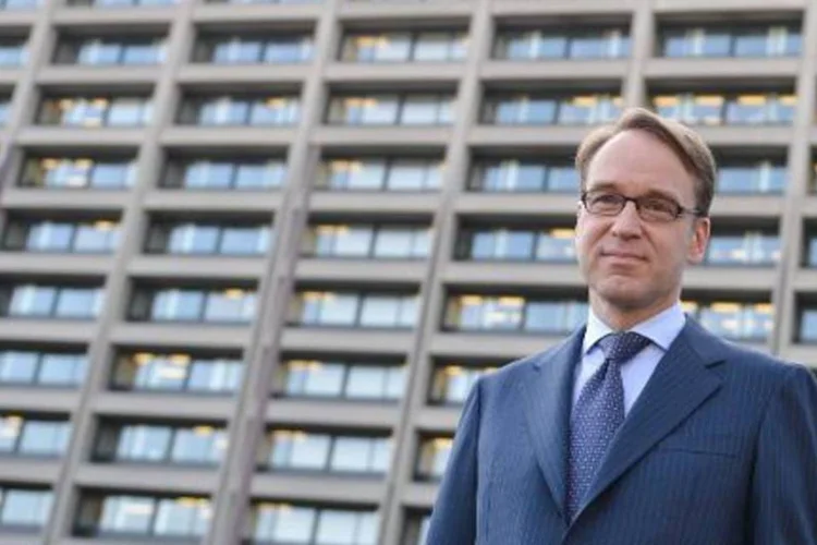 O presidente do Banco Central alemão, Jens Weidmann: "Sou contra um aumento dos créditos de urgência" (Arne Dedert/AFP)