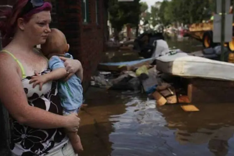 Nova Jersey, após furacão Irene (Getty Images)
