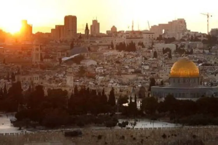 Jerusalém: a Polícia israelense investiga "a relação de um quarto palestino com os fatos" (Thomas Coex/AFP/AFP)