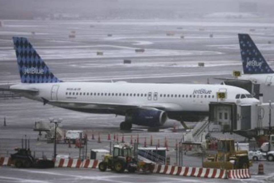 Tempestades de inverno levam JetBlue a prejuízo no 1º trimestre