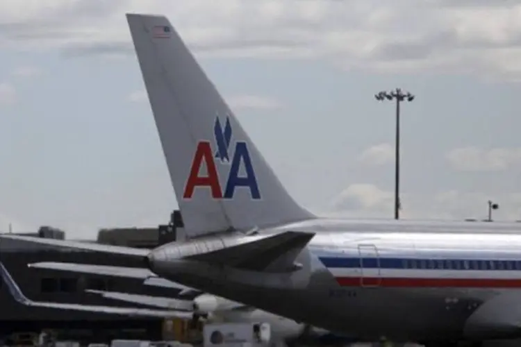 
	Imagem do aeroporto internacional John F. Kennedy em Nova York: os voos, por&eacute;m, ainda s&atilde;o limitados
 (Allison Joyce/Getty Images/AFP)