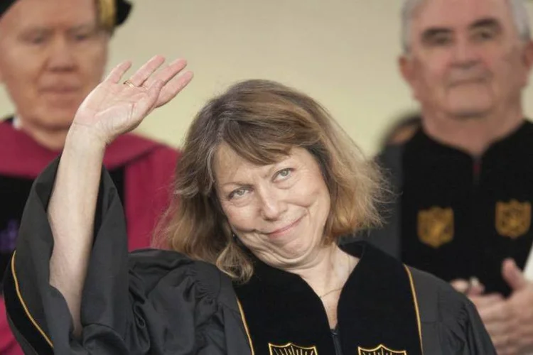 
	Jill Abramson, ex-editora do New York Times: a primeira mulher a dirigir a reda&ccedil;&atilde;o do jornal foi demitida de maneira inesperada na semana passada
 (Jason Miczek/Reuters)