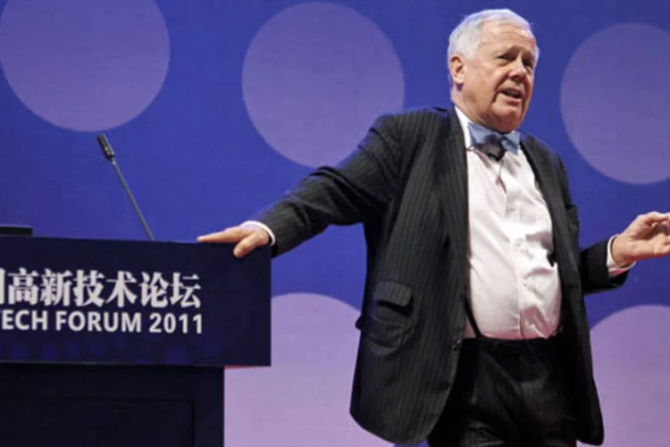 
	Jim Rogers em evento na China em 2011
 (Getty Images)