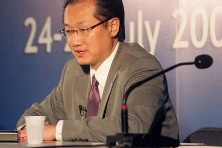 Jim Yong Kim, um cidadão americano de origem sul-coreana, que atualmente preside a prestigiosa Universidade de Dartmout
 (Antonio Scorza/AFP)
