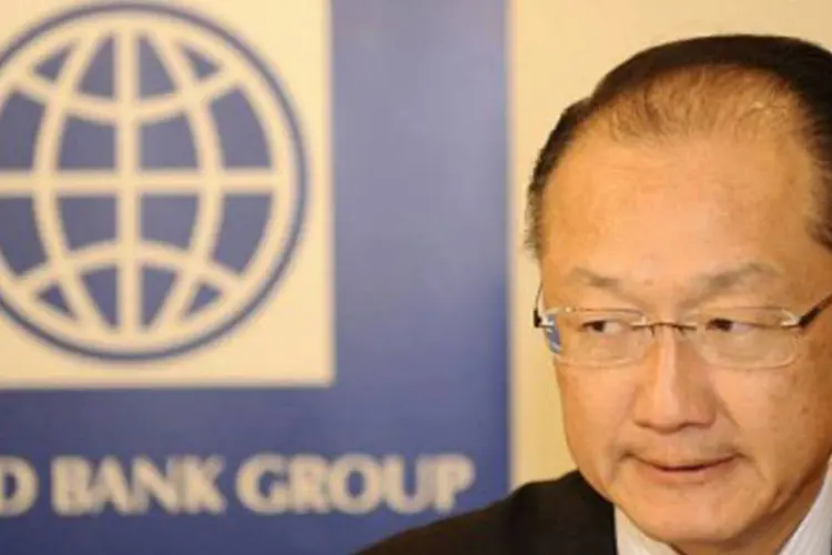 
	Jim Yong Kim, presidente do Banco Mundial: entidade est&aacute; satisfeita com n&uacute;meros apresentados por pa&iacute;ses africanos e latinos
 (Stephane de Sakutin/AFP)