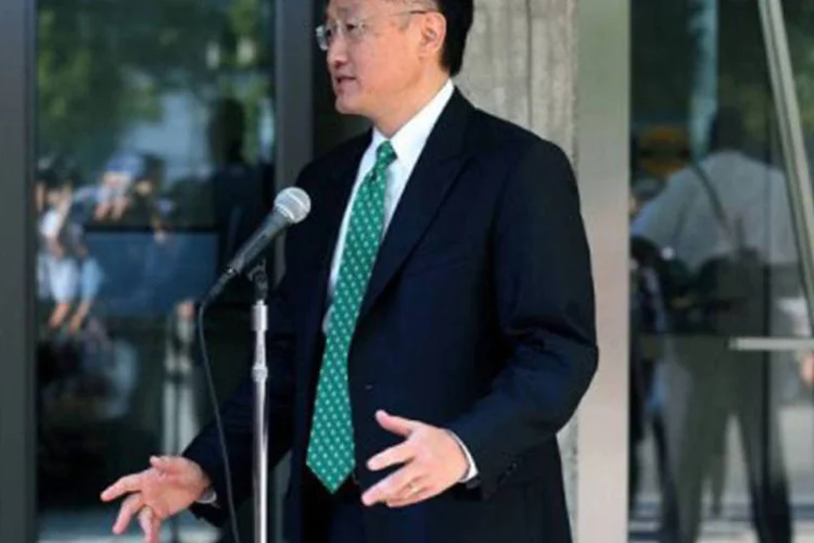 Jim Young Kim: Kim se caracterizou como um forte crítico ao nível de ajuda pública para o desenvolvimento, considerada por ele como insuficiente e mal direcionada (©AFP/Getty Images / Mark Wilson)