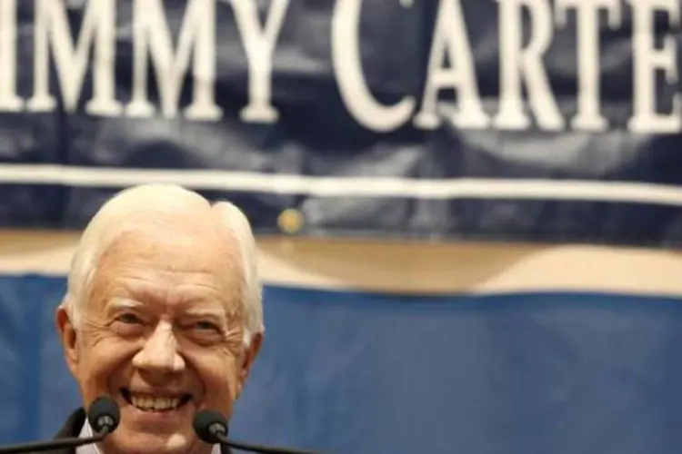 
	Jimmy Carter: ex-presidente ataca o corte de genitais, as noivas ainda crian&ccedil;as, os crimes de honra e o tr&aacute;fico, al&eacute;m de definir &ldquo;um caminho para o progresso&rdquo;
 (Jessica McGowan/Getty Images)