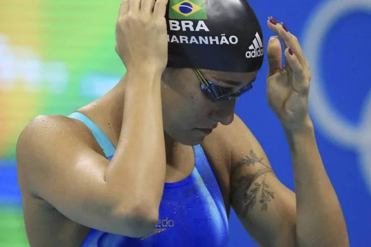 
	Joanna Maranh&atilde;o: nos coment&aacute;rios, internautas comemoraram a desclassifica&ccedil;&atilde;o da atleta e a atacaram por seus posicionamentos pol&iacute;ticos
 (Dominic Ebenbichler/Reuters)