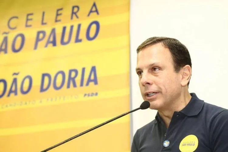 
	Doria: presidente do PT de S&atilde;o Paulo questionava o uso de financiamento empresarial na campanha tucana, o que &eacute; vedado pelas novas regras eleitorais
 (Divulgação / Facebook João Doria)