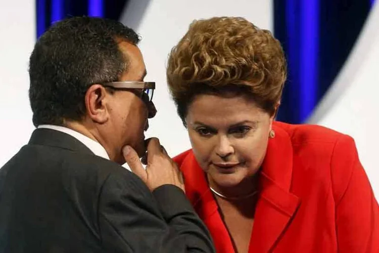 João Santana e Dilma Rousseff: (Paulo Whitaker/Reuters)