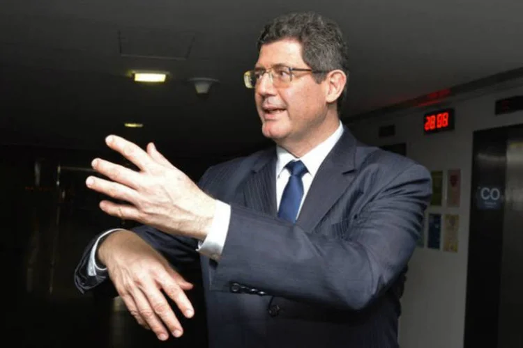 
	O ministro da Fazenda, Joaquim Levy: na semana passada, Levy se reuniu com o ministro da ind&uacute;stria sueco
 (Valter Campanato/ABr)