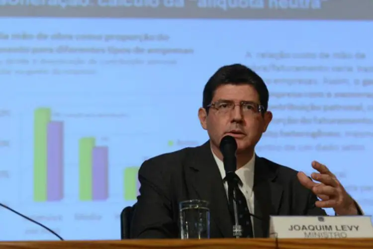O ministro da Fazenda, Joaquim Levy: governo passa a adotar a alíquota de 1% a partir de 1º de março (Valter Campanato/ABr)