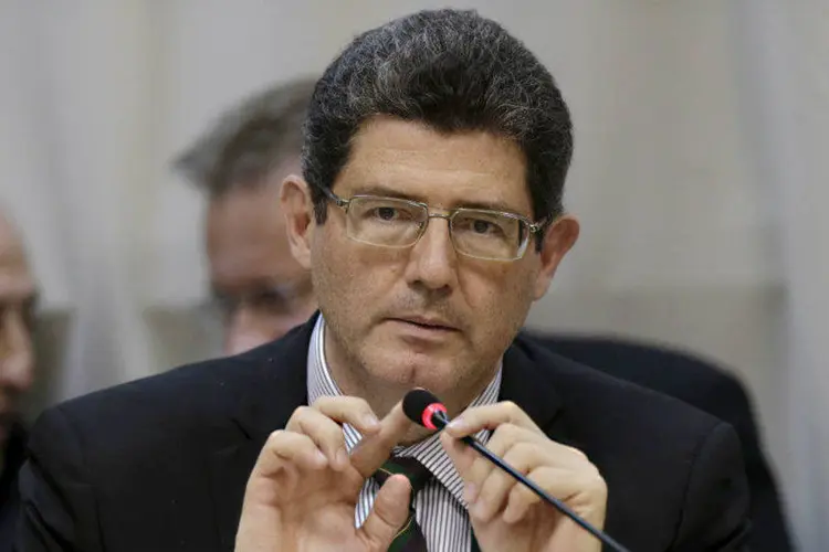 Ministro da Fazenda, Joaquim Levy, durante encontro em Brasília (Ueslei Marcelino/Reuters)