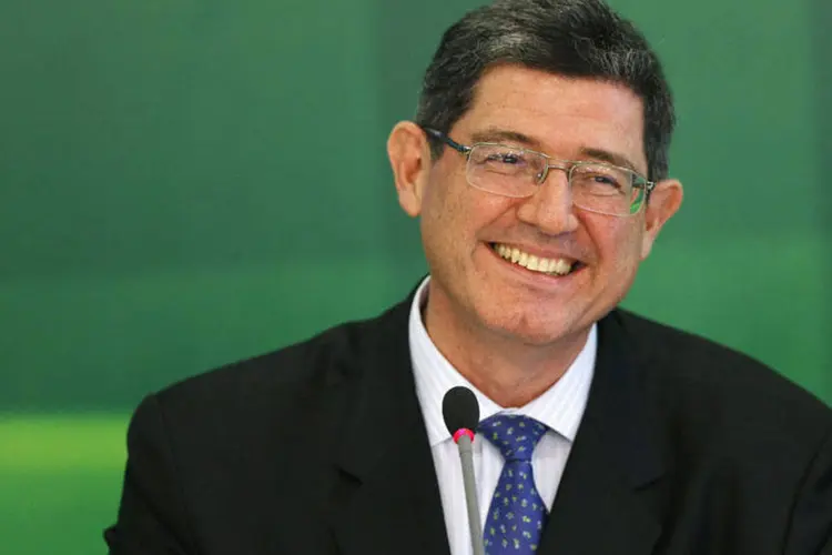 
	Joaquim Levy: ministro destacou a import&acirc;ncia de gastar menos do que arrecada
 (Ueslei Marcelino/Reuters)