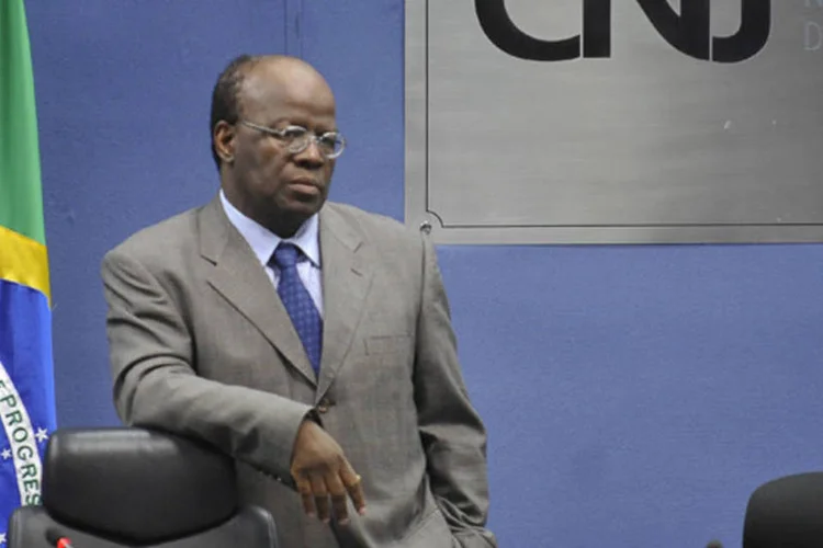 O presidente do CNJ, ministro Joaquim Barbosa (Antonio Cruz/ABr)