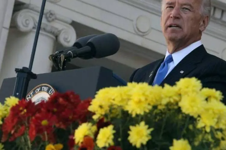 Declarações foram feitas no encontro com o vice-presidente americano, Joe Biden (Mark Wilson/Getty Images)
