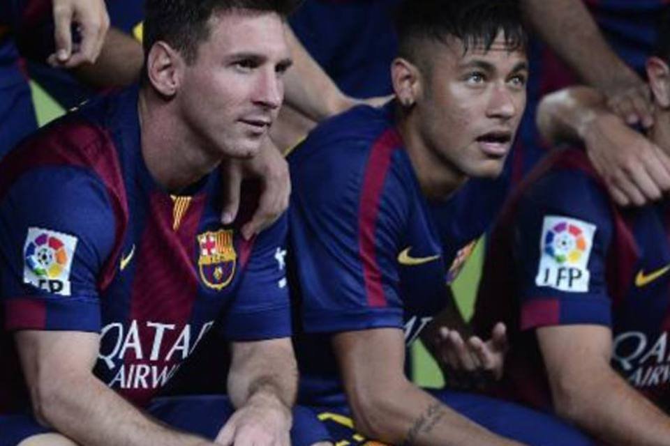 Jogadores do Barcelona: clube disse que vai recorrer (Josep Lago/AFP)