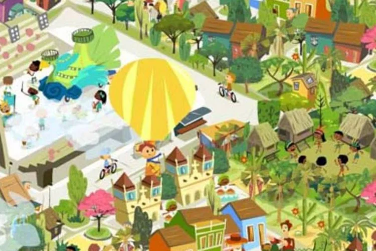 Cenário do jogo "Um mundo" sugere criação de lugar ideal a partir das bandeiras da campanha de Marina Silva (.)