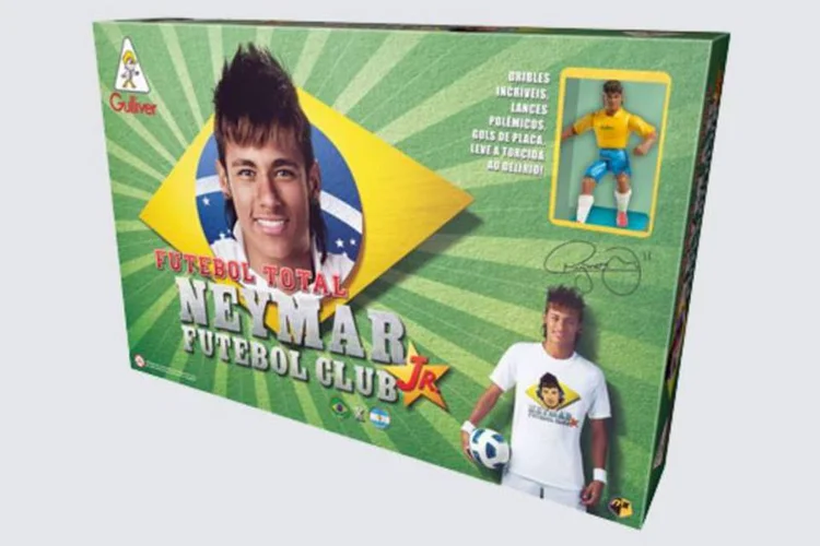 
	&nbsp;

	Fabricante investiu 8% do seu faturamento anual na cria&ccedil;&atilde;o dos produtos licenciados pelo jogador de futebol
 (Divulgação)
