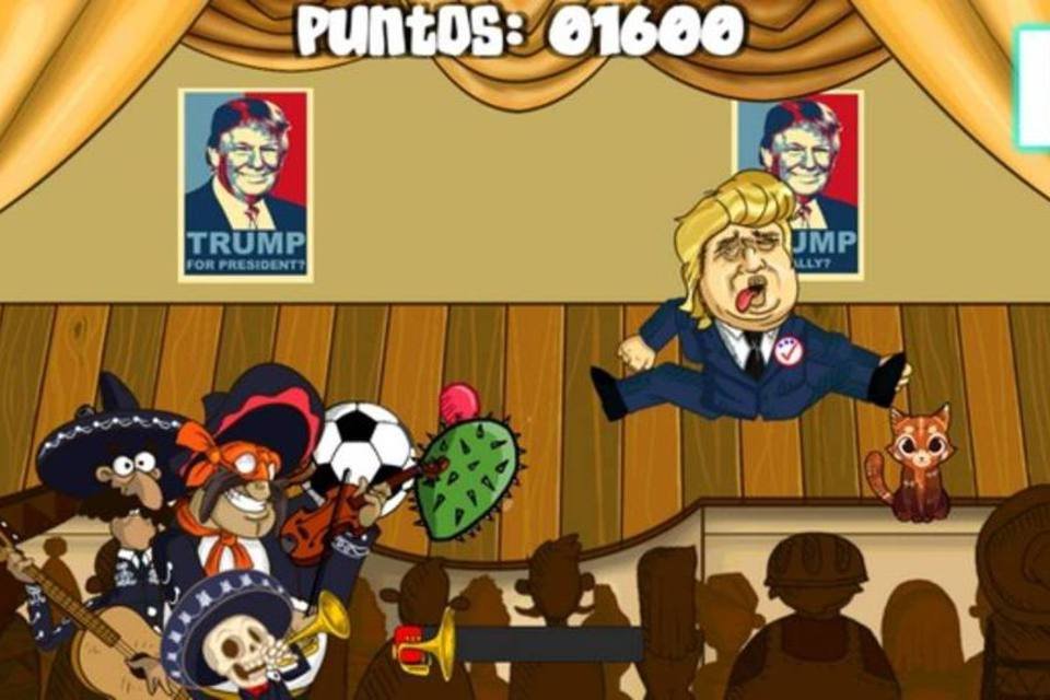 Equipe cria jogo que permite atirar objetos contra Trump