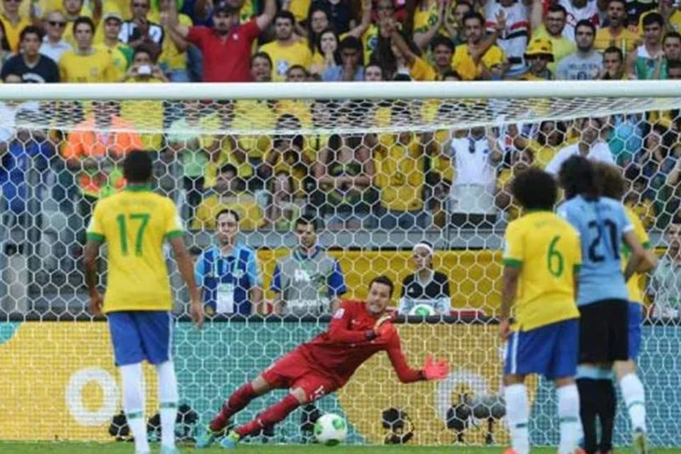 Jogo da Copa em julho: quatro empresas fecharam contrato com a seleção neste ano (Michael Regan/Getty Images)