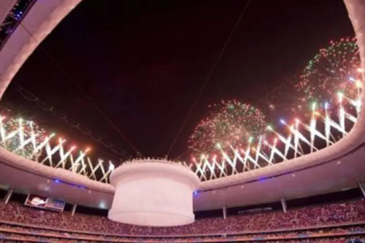 Estádio do Pan: a demolição da instalação construída pela prefeitura do Rio e pelo governo federal foi defendida pelo Comitê Organizador dos Jogos Olímpicos (Alfredo Estrella/AFP)