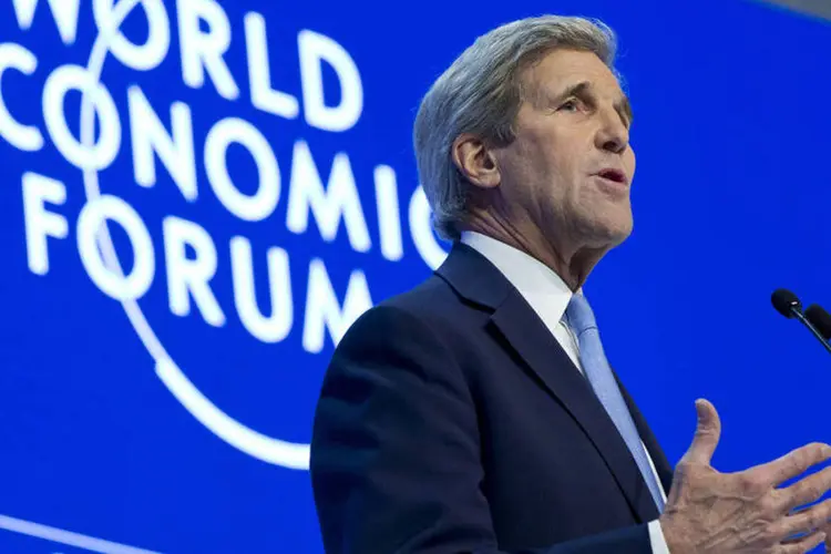 
	John Kerry: o secret&aacute;rio disse que tamb&eacute;m &eacute; necess&aacute;rio aumentar o n&uacute;mero de refugiados recebidos e o n&uacute;mero de pa&iacute;ses que os acolhem
 (Jacquelyn Martin / Reuters)