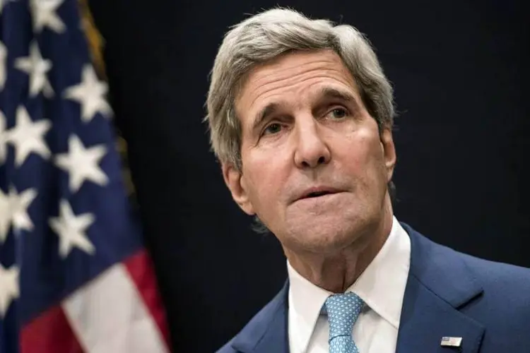 
	John Kerry: secret&aacute;rio fez diversas liga&ccedil;&otilde;es e seus auxiliares deixaram claro que sua paci&ecirc;ncia estava se esgotando
 (Brendan Smialowski/Reuters)