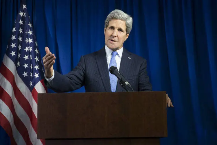 O secretário de Estado norte-americano, John Kerry: Vaticano teve um papel fundamental na facilitação das conversas (Evan Vucci/Pool/Reuters)