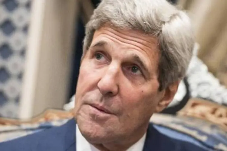 
	O secret&aacute;rio de Estado americano, John Kerry: &quot;eles t&ecirc;m passaportes. Podem voltar para c&aacute; (Estados Unidos)&quot;, advertiu
 (Brendan Smialowski/AFP)