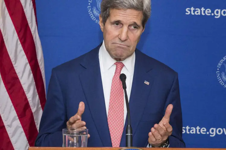 
	O secret&aacute;rio de Estado norte-americano, John Kerry
 (Lucas Jackson/Reuters)