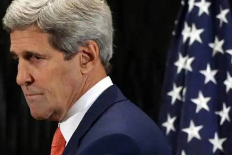 
	John Kerry: &quot;imploramos a eles para que usem sua influ&ecirc;ncia para fazer tudo que puderem para trazer o soldado de volta&rdquo;
 (Pool/AFP)