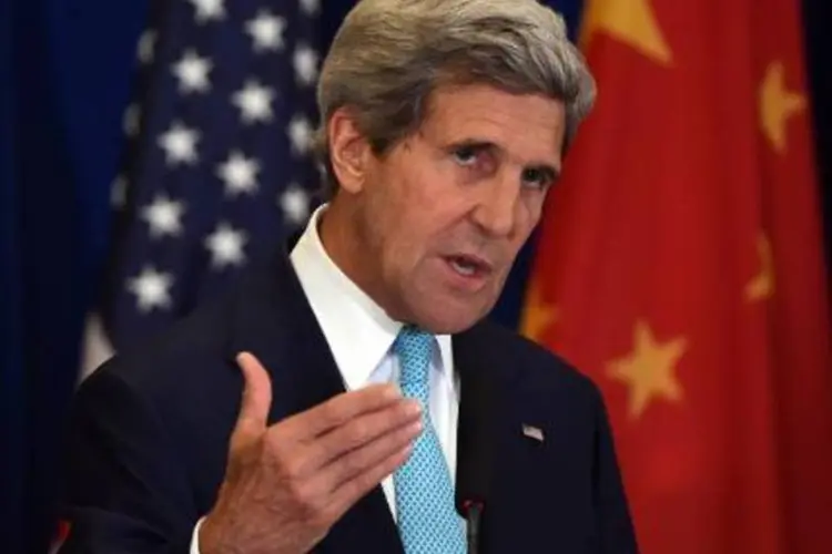 
	John Kerry: secret&aacute;rio de Estado americano disse que ainda h&aacute; lacunas substanciais com o Ir&atilde;
 (Greg Baker/AFP)