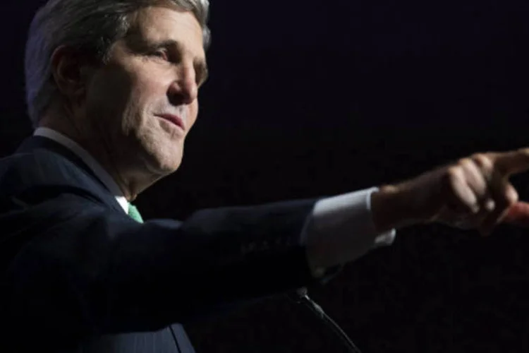 
	O secret&aacute;rio de Estado dos EUA, John Kerry: &quot;As coisas... que Kerry disse machucam, s&atilde;o injustas e intoler&aacute;veis&quot;, disse Steinitz.
 (Andrew Harrer/Bloomberg)