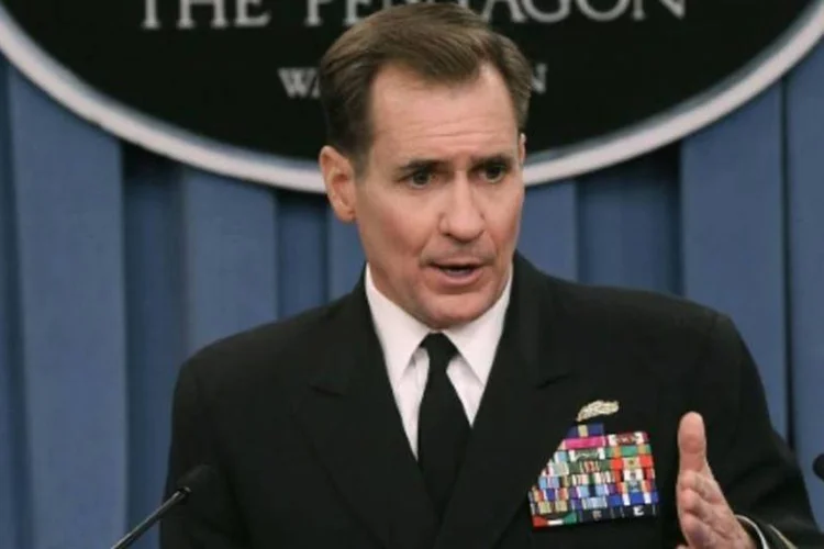 
	John Kirby: &quot;Reconhecemos que ainda h&aacute; diferen&ccedil;as, os direitos humanos s&atilde;o uma delas&quot;, disse o porta-voz sobre rela&ccedil;&otilde;es entre EUA e Cuba
 (Mark Wilson/AFP)