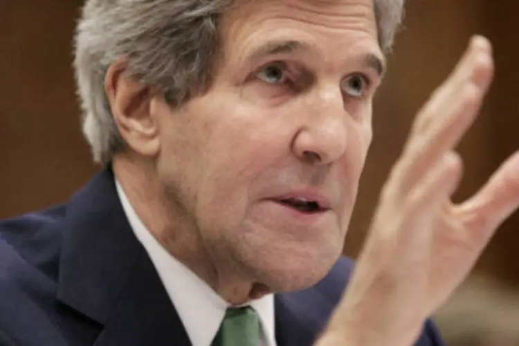 
	John Kerry:&nbsp;Kerry sustentou que&nbsp;&quot;n&atilde;o &eacute; poss&iacute;vel imaginar&quot;&nbsp;que Assad possa participar de um novo &oacute;rg&atilde;o de governo
 (Getty Images)