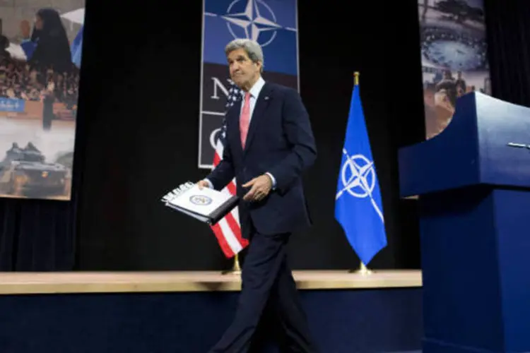 John Kerry: "ninguém deve pensar que há uma maneira fácil de seguir em frente com isso (o plano de paz)", disse (REUTERS/Evan Vucci/Pool)