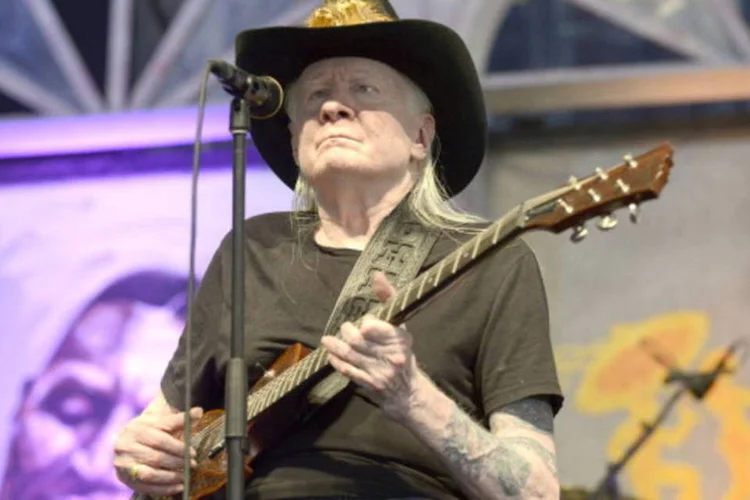 O músico Johnny Winter: Winter é uma das lendas do Festival de Woodstock (Getty Images)