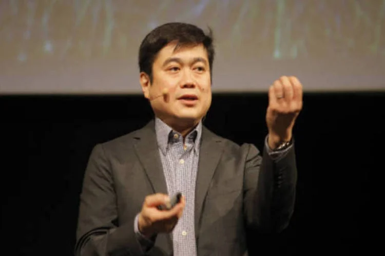 Joichi Ito, em evento HSM Expo Management: as ideias muito boas são caras (Lola Estudio, cedido por HSM do Brasil/Divulgação)