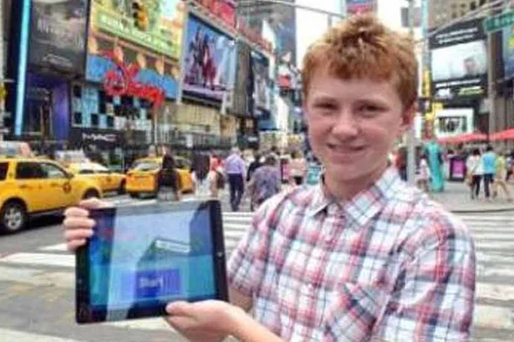 
	Jordan Casey: o jovem tamb&eacute;m &eacute; embaixador do BizWorld.org, institui&ccedil;&atilde;o que incentiva o empreendedorismo em crian&ccedil;as
 (Divulgação/Techware)
