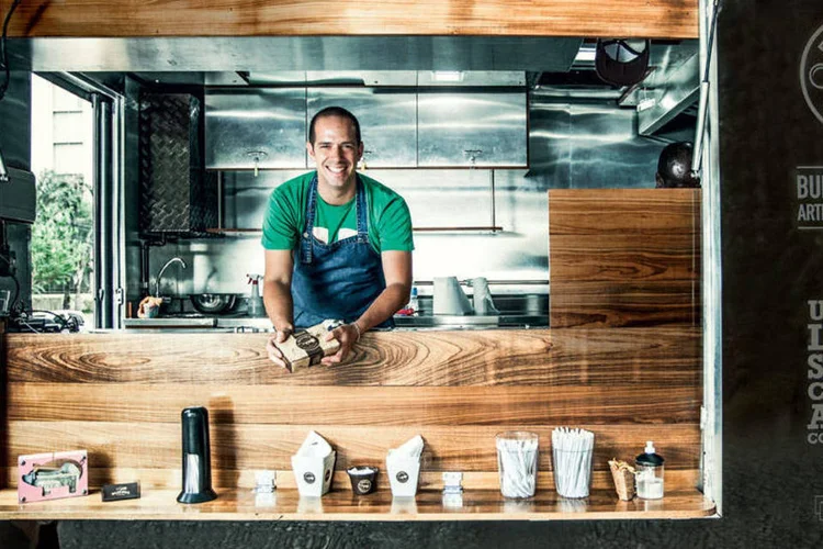 Jorge Gonzalez, do Buzina Food Truck: furgões que vendem pratos e sanduíches
 (Daniela Toviansky / EXAME PME)
