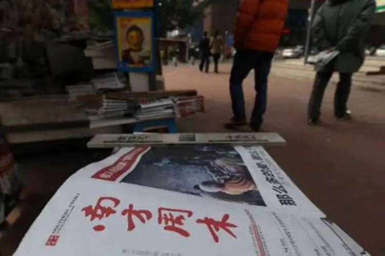Imprensa: os meios de comunicação chineses permanecem prudentes (AFP)