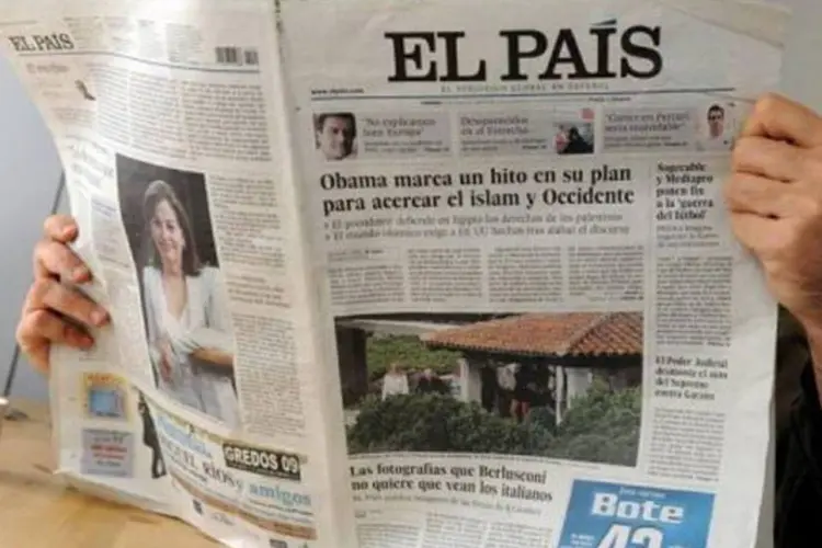 
	Jornal El Pa&iacute;s: inaugura&ccedil;&atilde;o do novo escrit&oacute;rio de&nbsp;&quot;El Pa&iacute;s&quot;&nbsp;em S&atilde;o Paulo e do lan&ccedil;amento da vers&atilde;o em portugu&ecirc;s tinha programada a presen&ccedil;a do Pr&iacute;ncipe das Ast&uacute;rias
 (Javier Soriano/AFP)