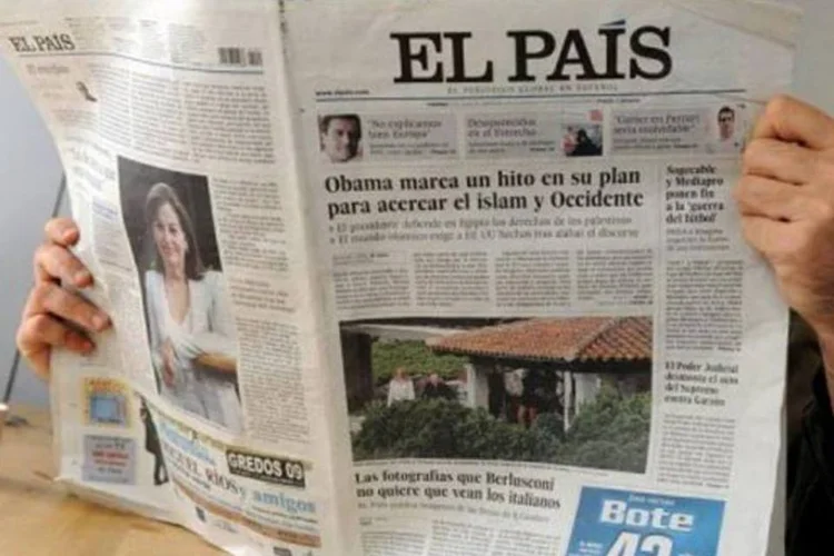 Jornal El País: operação com fundos servirá para aliviar dívida de € 5 bi do grupo Prisa (Javier Soriano/AFP)